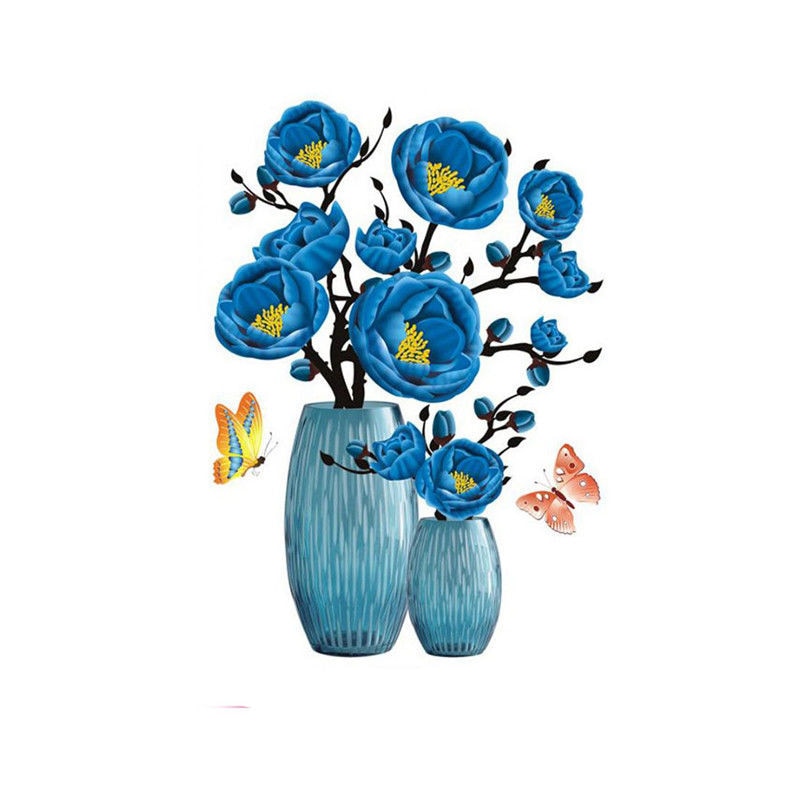 Stickers muraux créatifs imperméables effet 3D autocollants de motif de  faux Vase de fleur de fenêtre de couleur vive – les meilleurs produits dans  la boutique en ligne Joom Geek