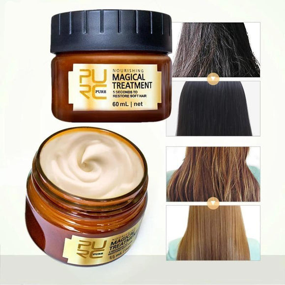 KERAT'HAIR ™ Masque Magique à la Kératine pour Cheveux brown - Shebuel