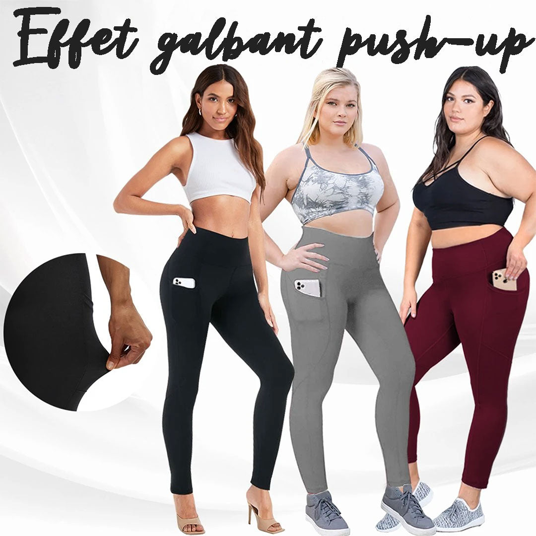 POCKINGS Leggings Push Up Galbant a Poche Shebuel